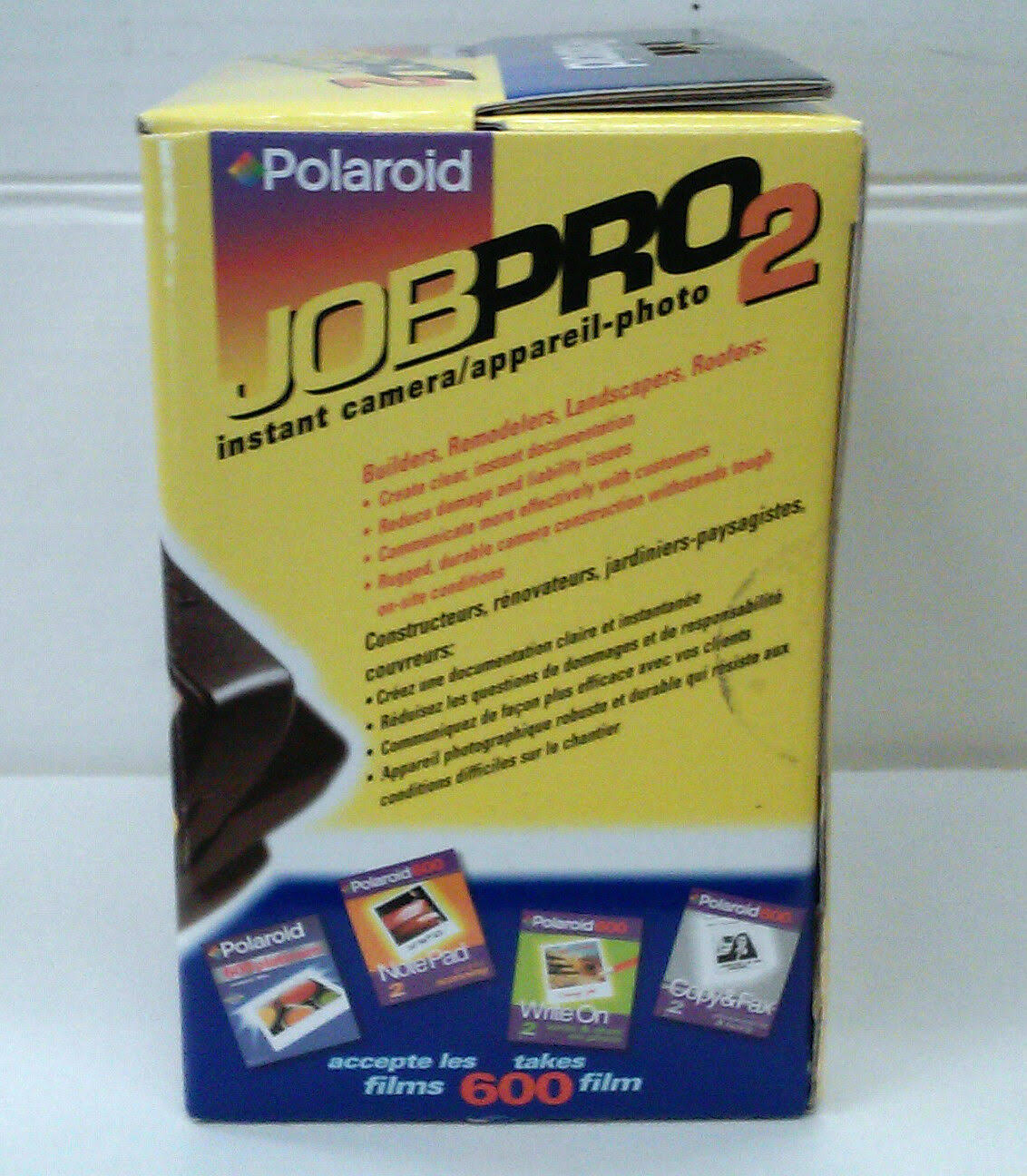 Polaroid JobPro - Instant camera black, yellow