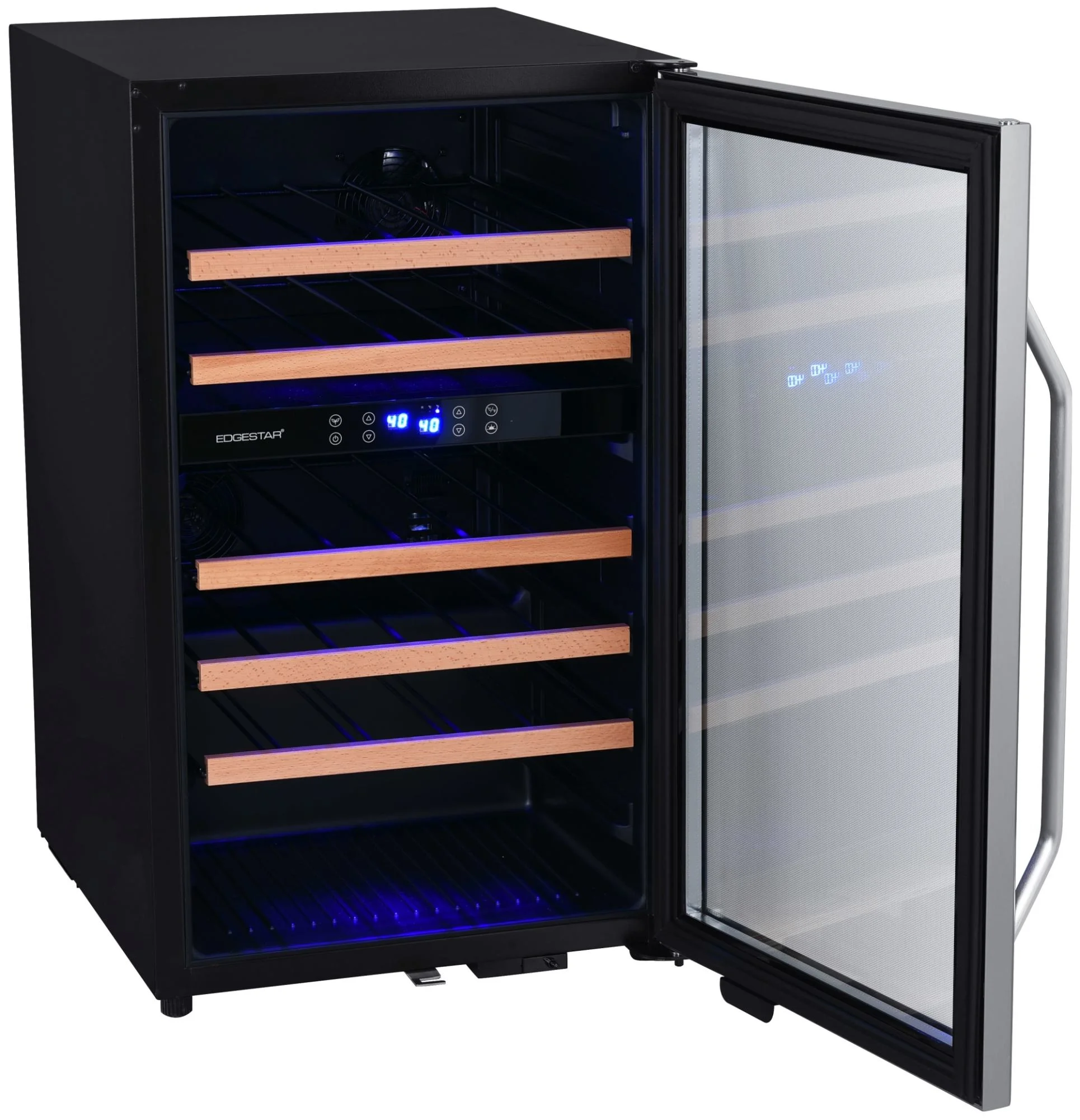 Edgestar Cwf380dz 20 Wide 38 Bottle Capacity Free Standing Wine Cooler - Stainless Steel