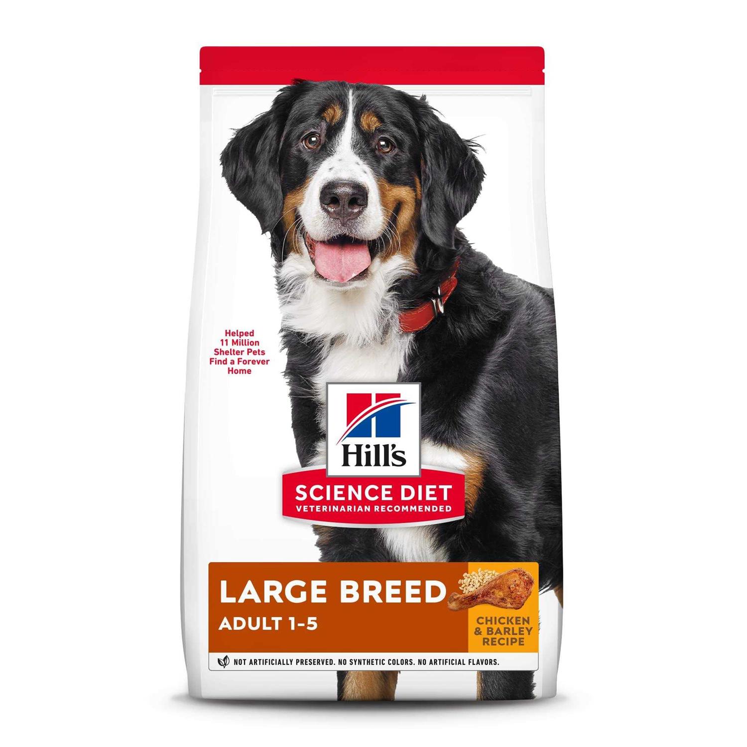 Hill's Science Diet Adult Chicken &amp; Barley Recipe Large Breed Dry Dog Food - Pet Supplies online store