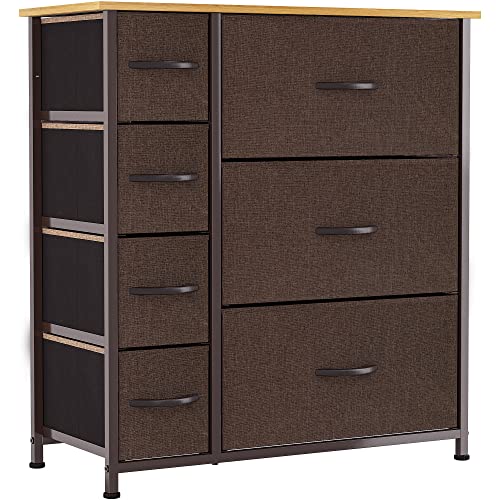 YITAHOME Dresser with 7 Drawers & 5 Drawer Dresser - Fabric Storage Tower, Organizer Unit for Bedroom, Living Room, Hallway, Closets & Nursery