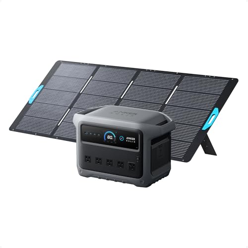 Anker SOLIX C1000 Gen 2 Portable Power Station, 2,000W (Peak 3,000W) Solar Generator, Full Charge in 49 Min, 1,024Wh LiFePO4 Battery for Home Backup