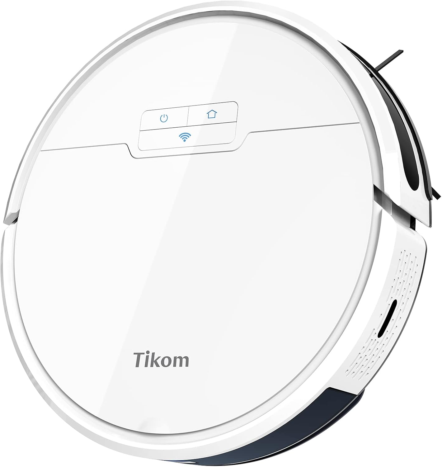 Robot Vacuum and Mop, Tikom G8000 Robot Vacuum Cleaner, 2700Pa Strong Suction, Self-Charging, Good for Pet Hair, Hard Floors, White