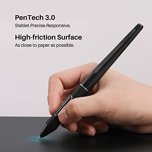HUION Inspiroy Dial 2 Bluetooth Wireless Graphics Drawing Tablet with Dual Dials Battery-Free Stylus PW517 for Digital Art and Graphics Design