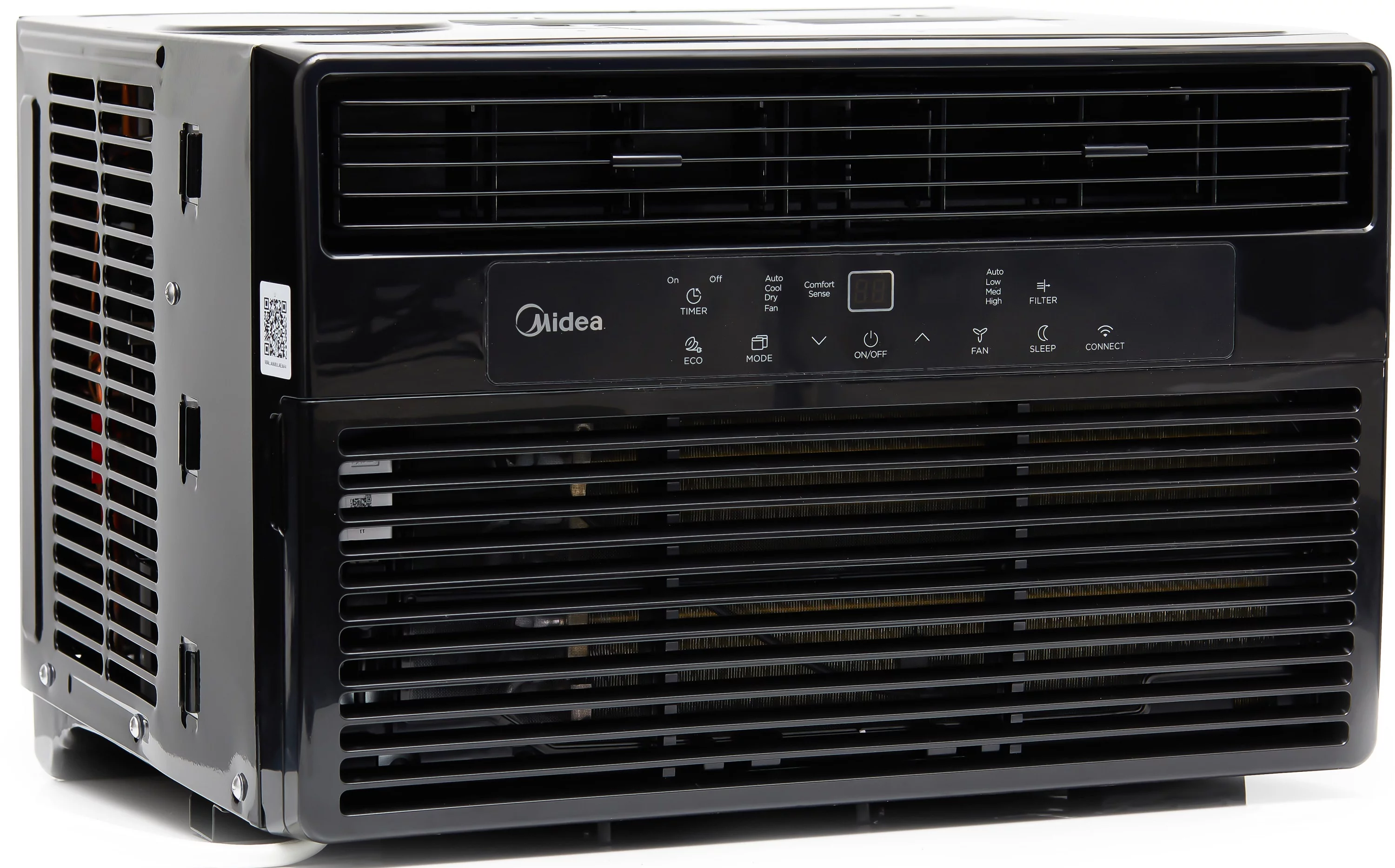 Midea 10,000 BTU 115V Smart Window Air Conditioner with Comfort Sense Remote, Black, MAW10S1WBL
