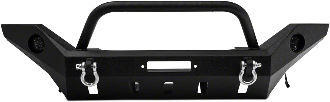 Barricade Extreme HD Full Width Front Bumper with LED Fog Lights Compatible with 18-22 Jeep Wrangler JL