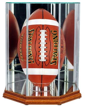 Perfect Cases Football Display Case Upright Octagon