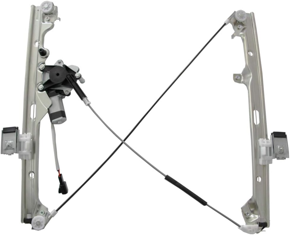 Front Left Driver Side Power Window Regulator with Motor Assembly Replacement Compatible with 1999 2000 2001 2002 2003 2004 2005 2006 Chevrolet &