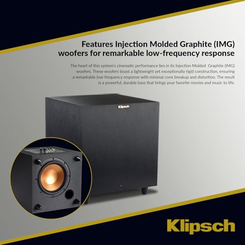 Klipsch Reference Theater Pack 5.1-Channel Speaker System + AVR-S770H 75W 7.2-Channel 8K Network AV Receiver with HEOS