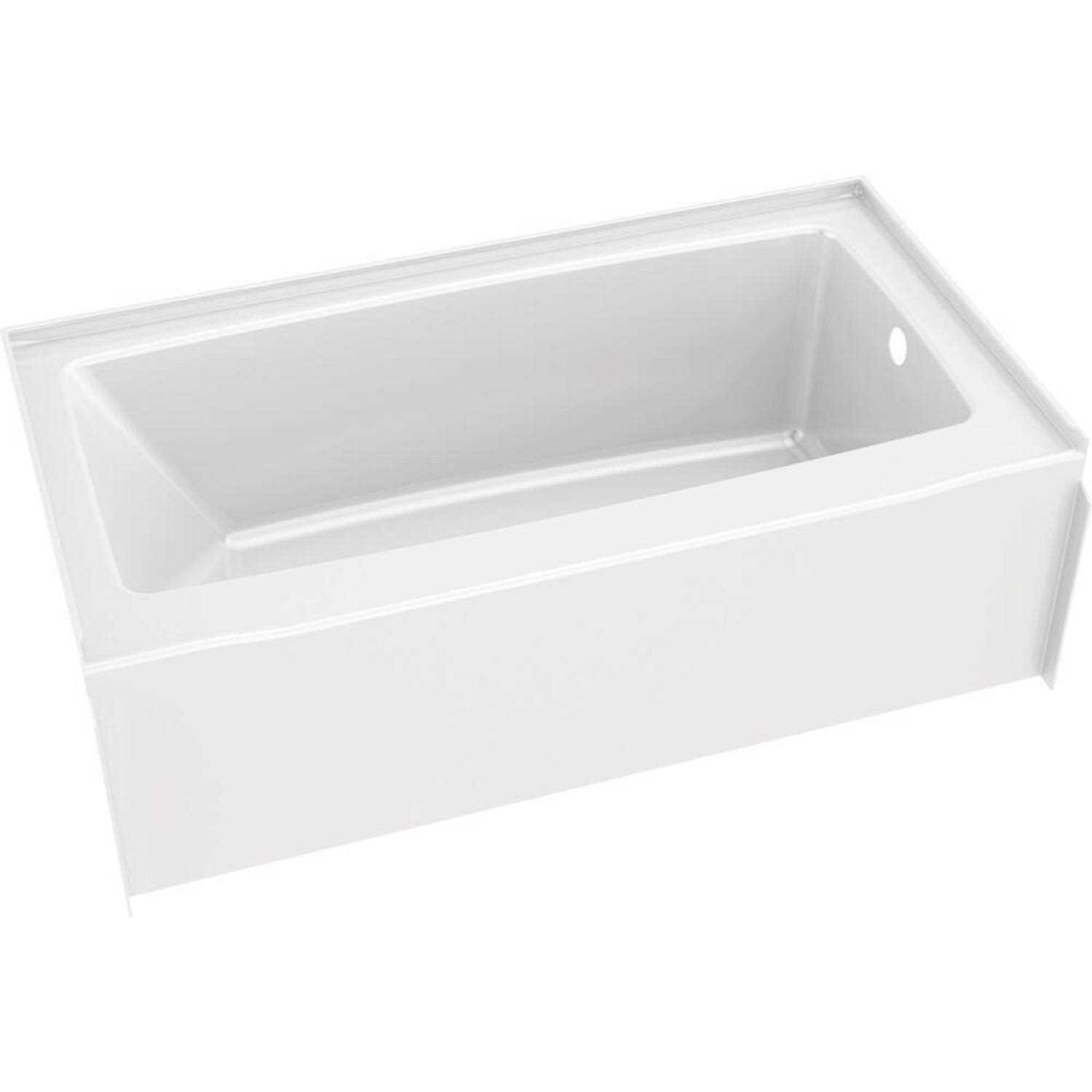 Delta Classic 500 60 in. Right Drain Rectangular Alcove Bathtub - Shop Hardware Tools Online Store