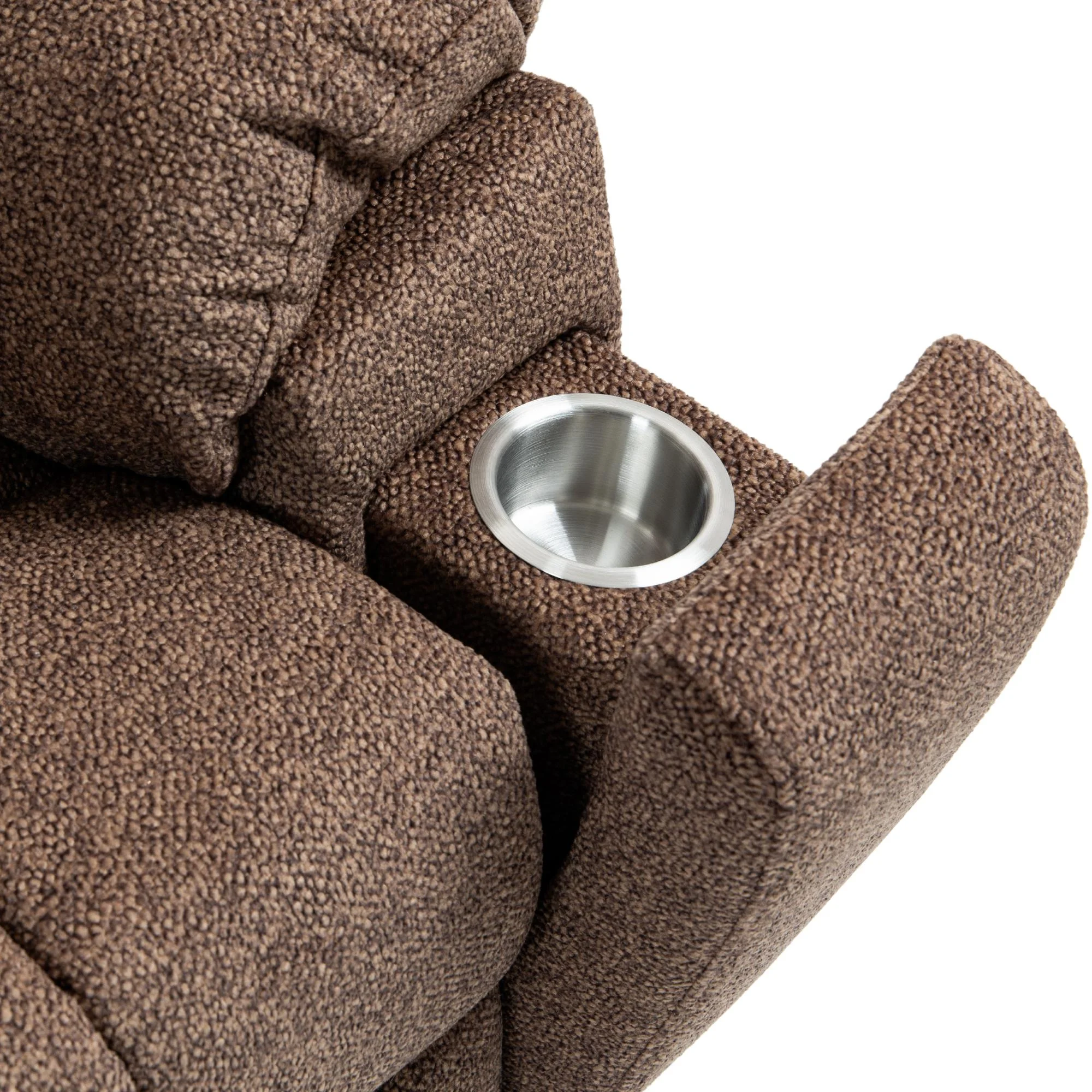 JUUXO 4-Motor Lay Flat Power Lift Recliner Chair with Heat & Massage - Power Adjustable Headrest, Backrest, Lumbar & Legrest