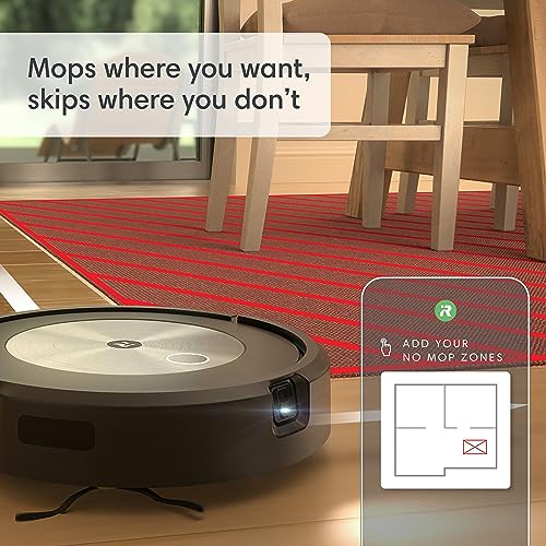iRobot Roomba j7 (7150) Wi-Fi Connected Robot Vacuum - Identifies and avoids Obstacles Like pet Waste & Cords, Smart Mapping, Works with Alexa