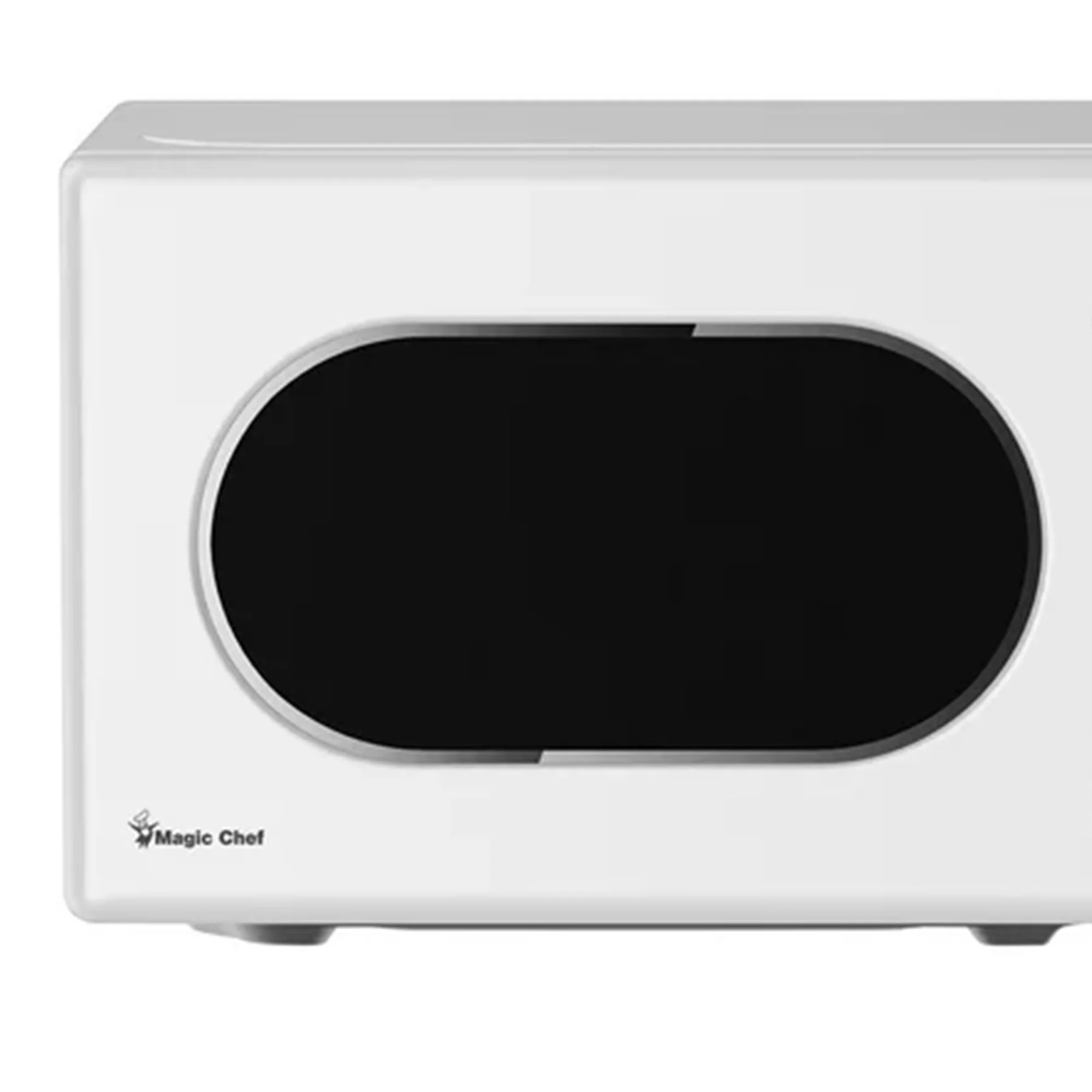 Magic Chef 0.7 Cubic Feet 700W Classic Retro Countertop Microwave, White