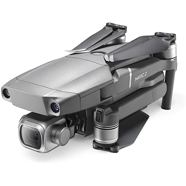 DJI Mavic 2 Pro - Drone Quadcopter UAV with Hasselblad Camera 3-Axis Gimbal HDR 4K Video Adjustable Aperture 20MP 1" CMOS Sensor, up to 48mph, Gray