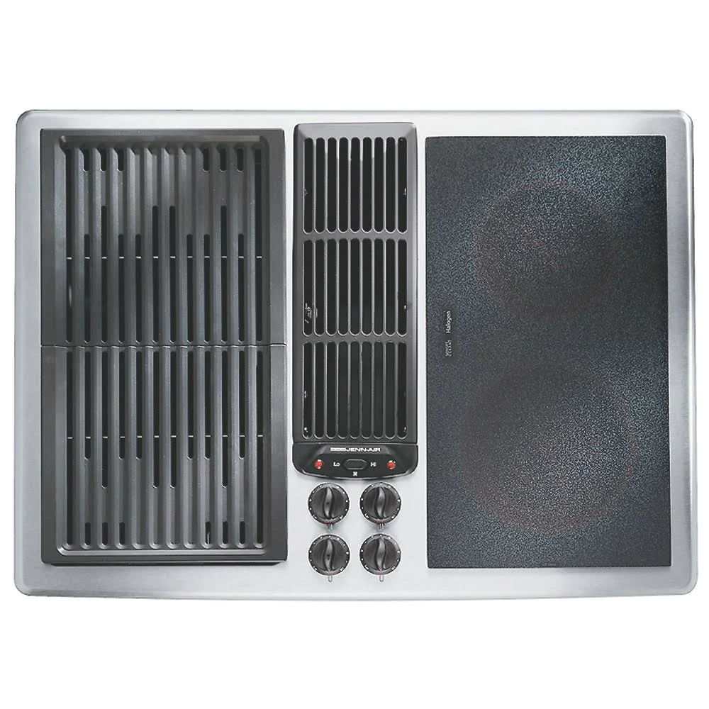 Jenn-Air Designer Line Modular Electric Downdraft Cooktop, 30x22 JED8230ADS - Stainless Steel