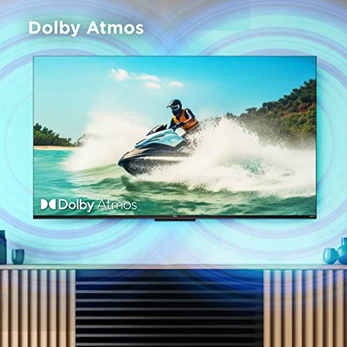 TCL 43-Inch Class S4 4K LED Smart TV with Roku TV (43S450R, 2023 Model), Dolby Vision, HDR, Dolby Atmos, Works with Alexa