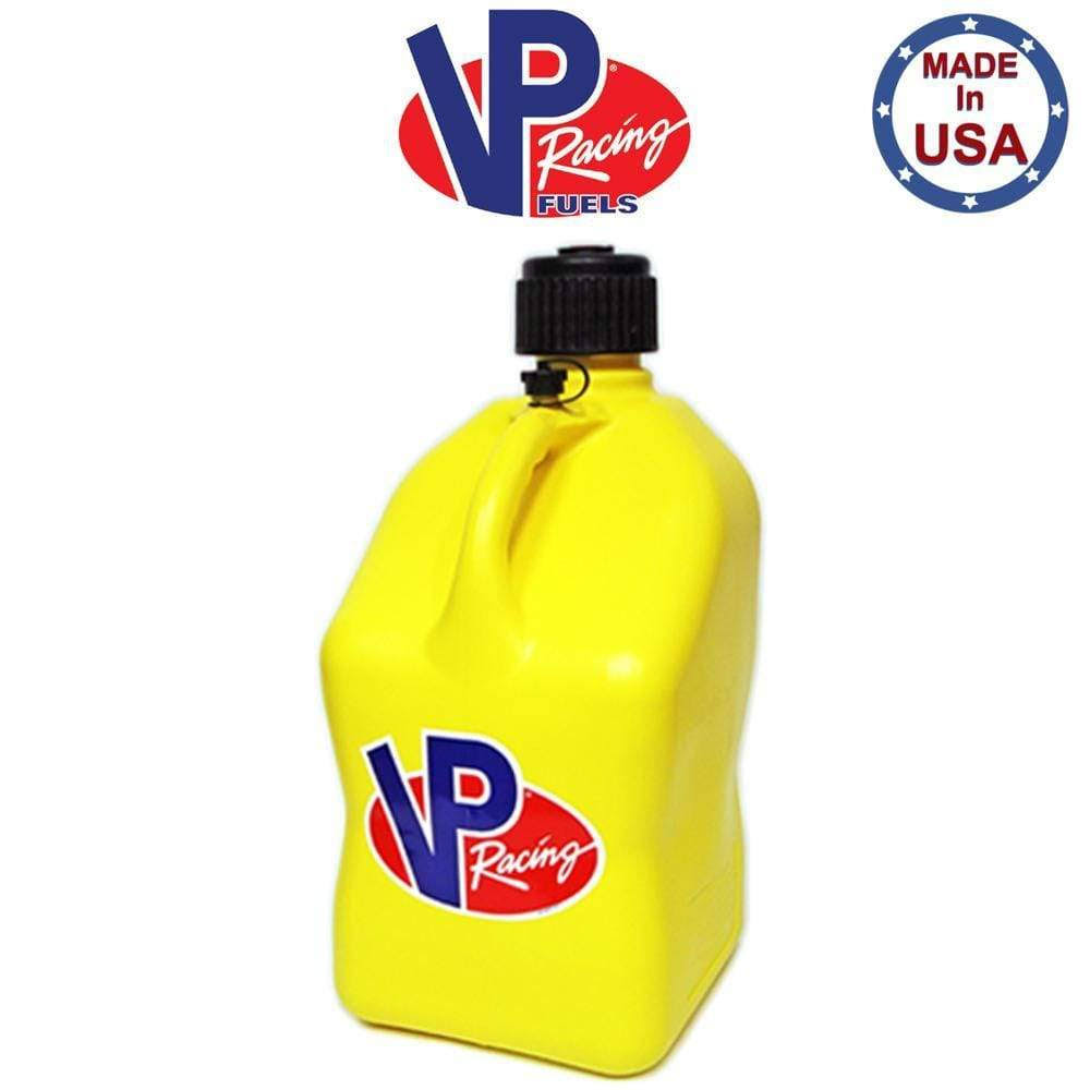 VP Racing Fuel Jugs Square 5 Gallon GAS Can and Hose Yellow / 1 / 0