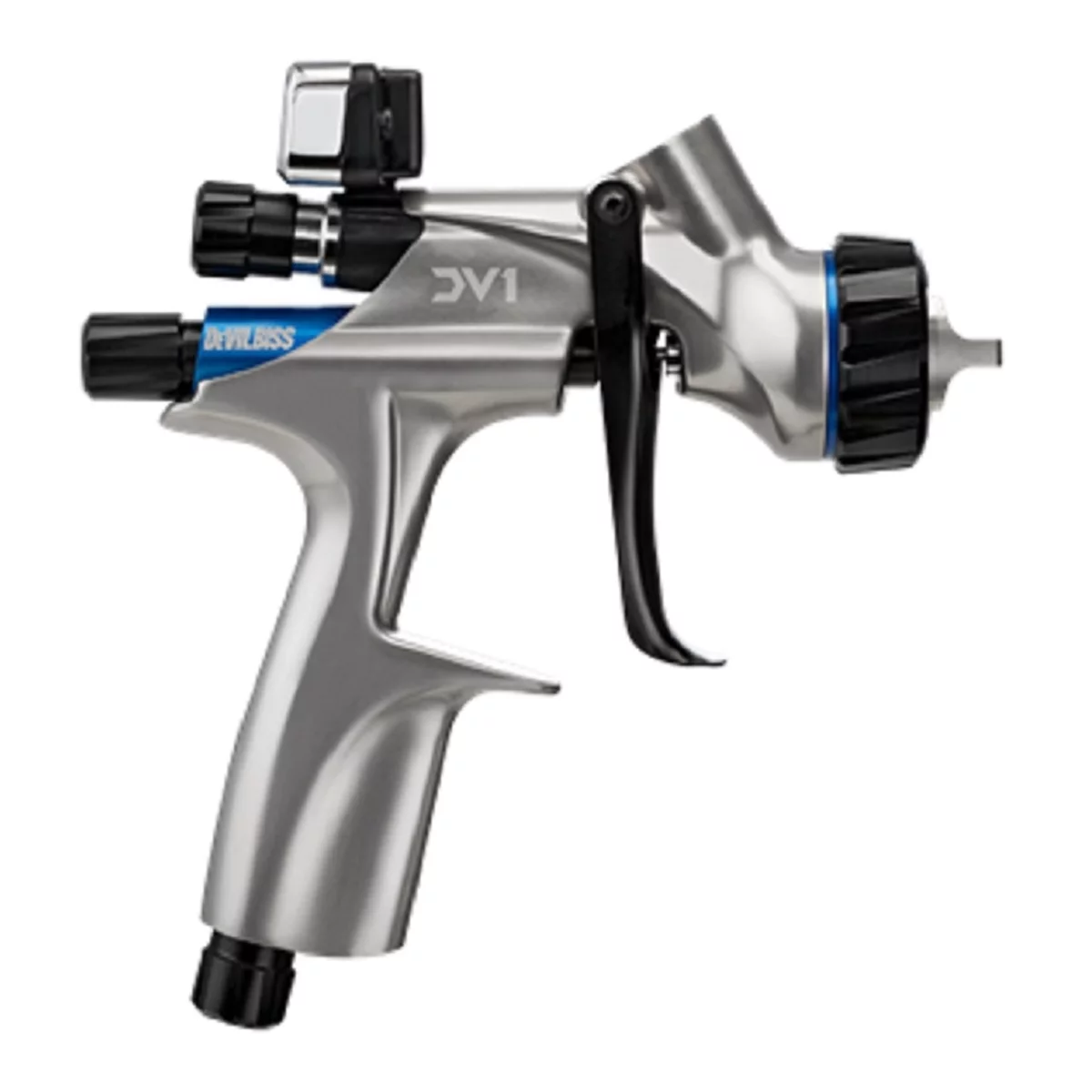Itw Devilbiss 704504 Dv1-b Basecost Digital Uncupped Hvlp [1.2,1.3 1.4] BLK