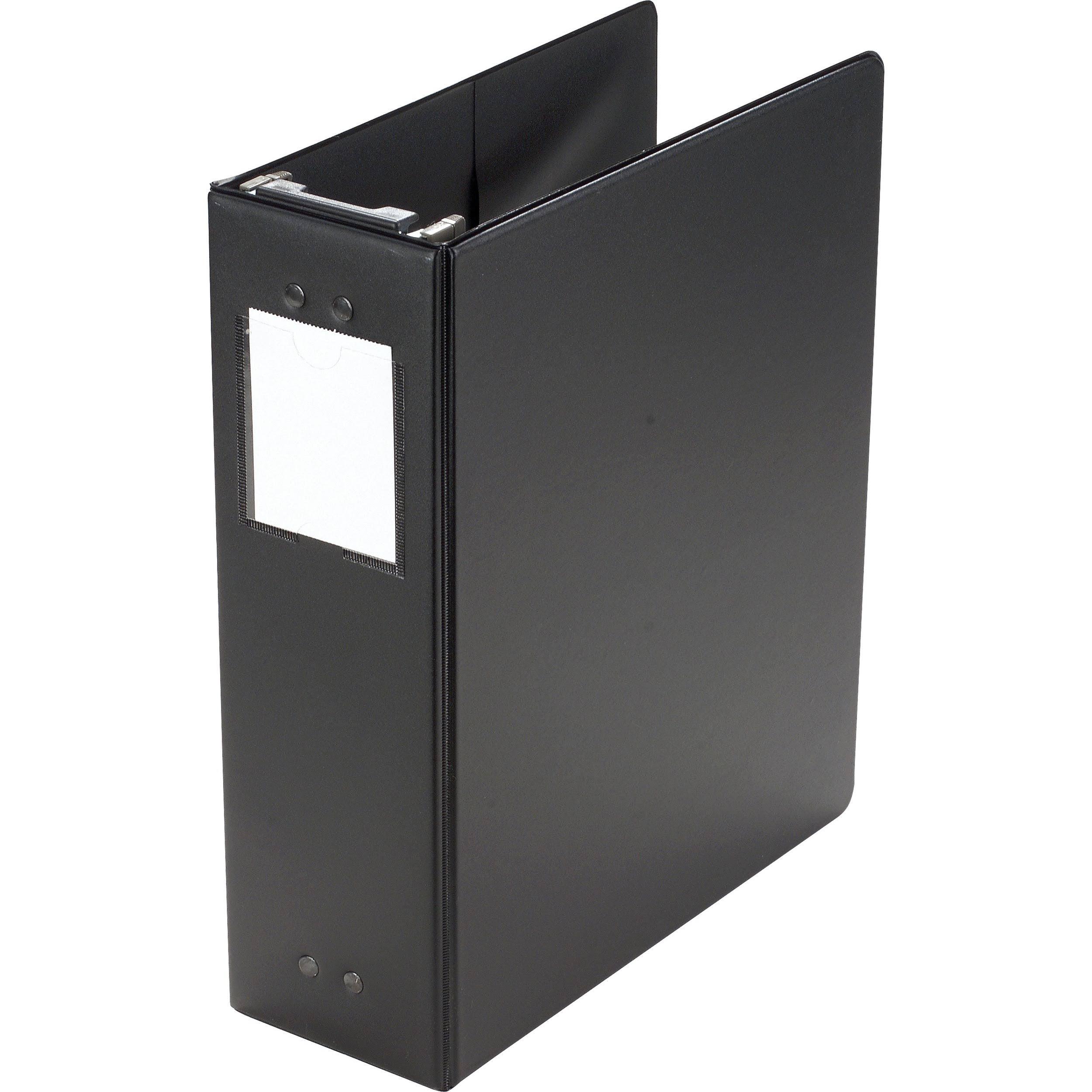 Wilson Jones Large Capacity Hanging Post Binder, 3 Cap, Black