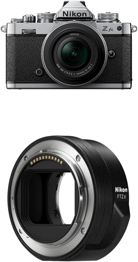 Z fc DX-Format Mirrorless Camera Body w/NIKKOR Z DX 16-50mm f/3.5-6.3 VR - Silver