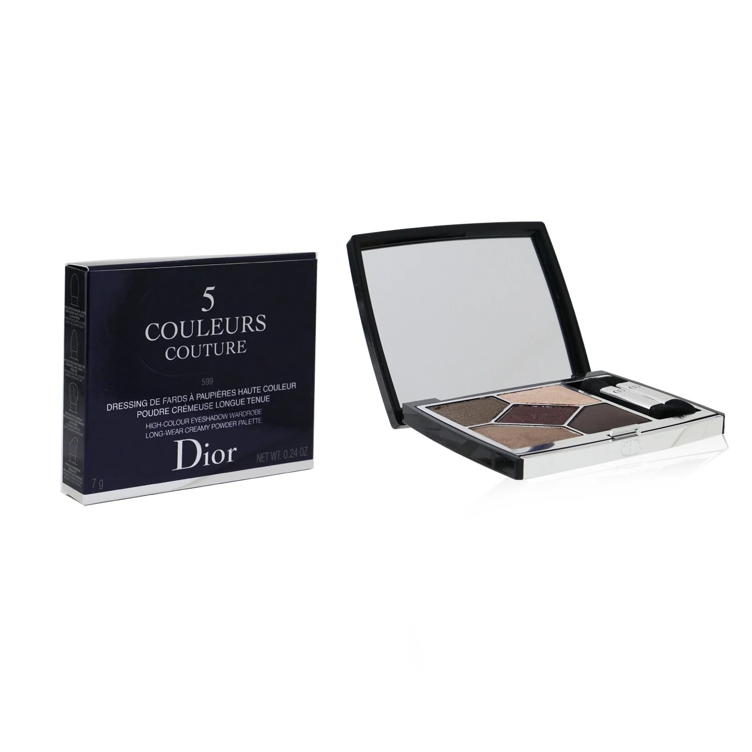 Christian Dior 5 Couleurs Couture Long Wear Creamy Powder Eyeshadow Palette - # 579 Jungle  7g/0.24oz