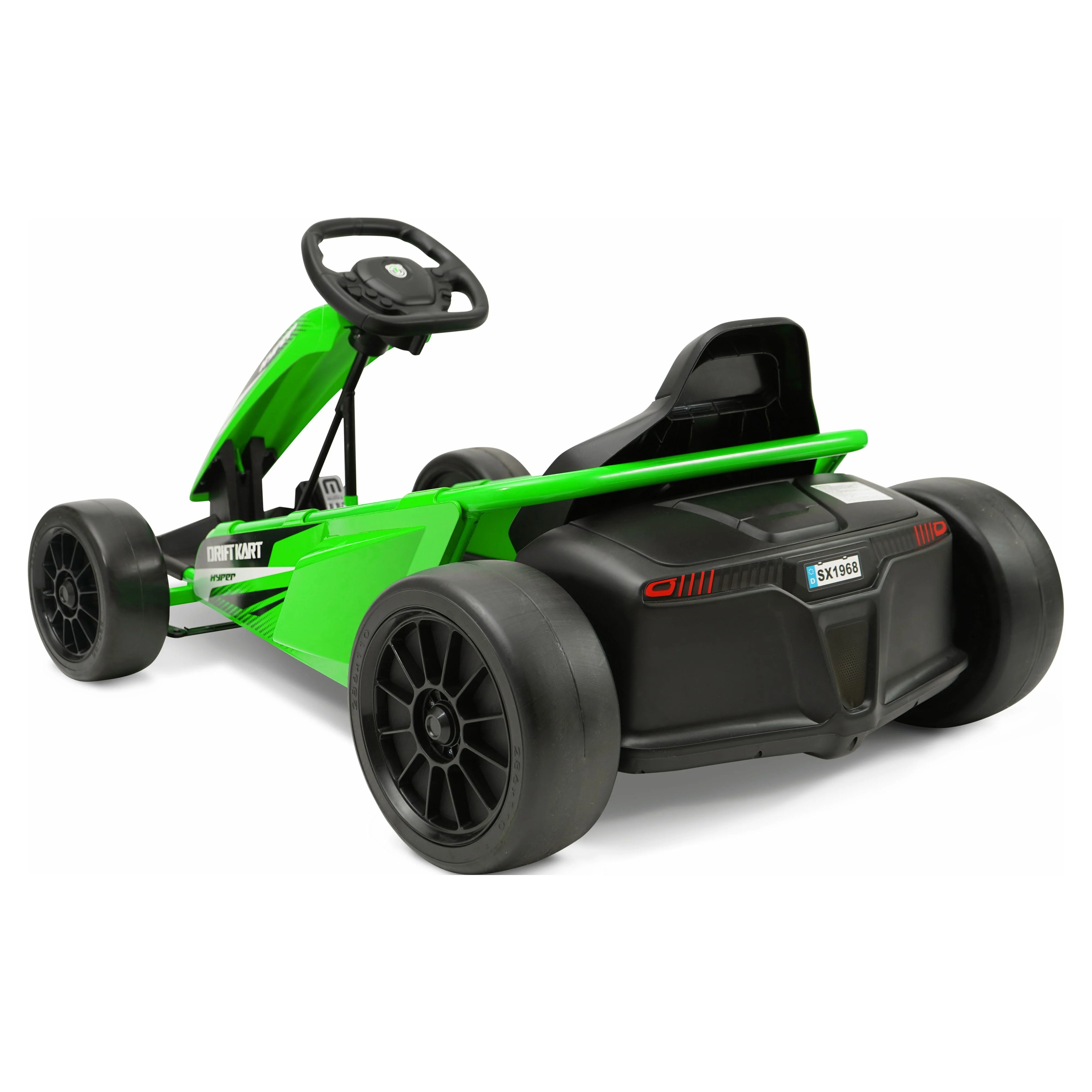 Hyper Toys 24V Drifting Go Kart Ride On for Kids, Red