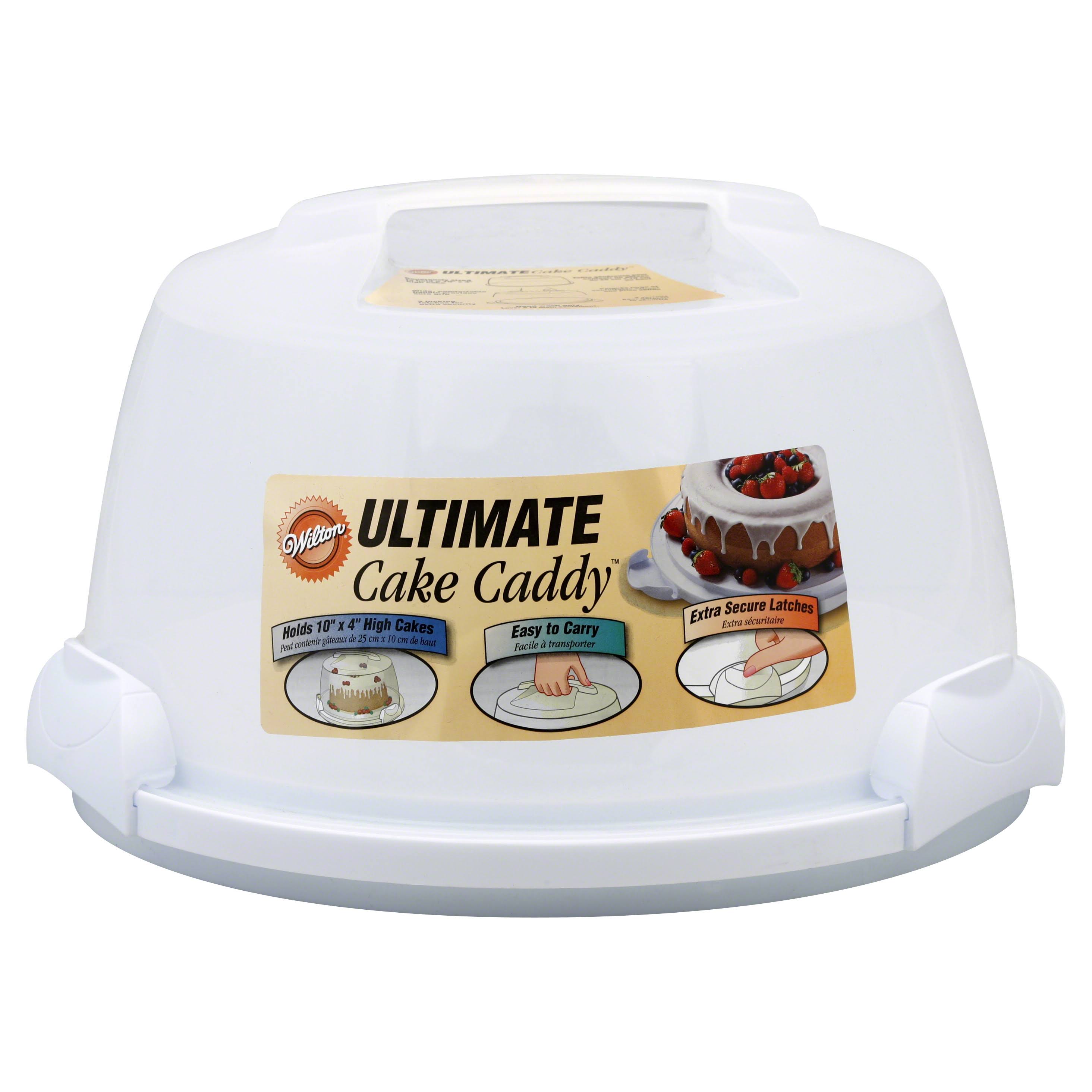 Wilton Ultimate Cake Caddy, White/Purple