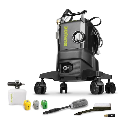 Sun Joe Electric Pressure Power Washer, 2030 PSI (PWMA Certified), 1.2 GPM, Dual Soap Tanks, (35-FT GFCI Water-Safe, Power Cord), SPX3000