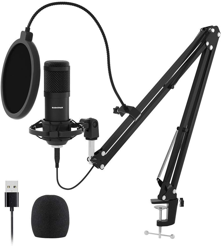 USB Streaming Podcast PC Microphone
