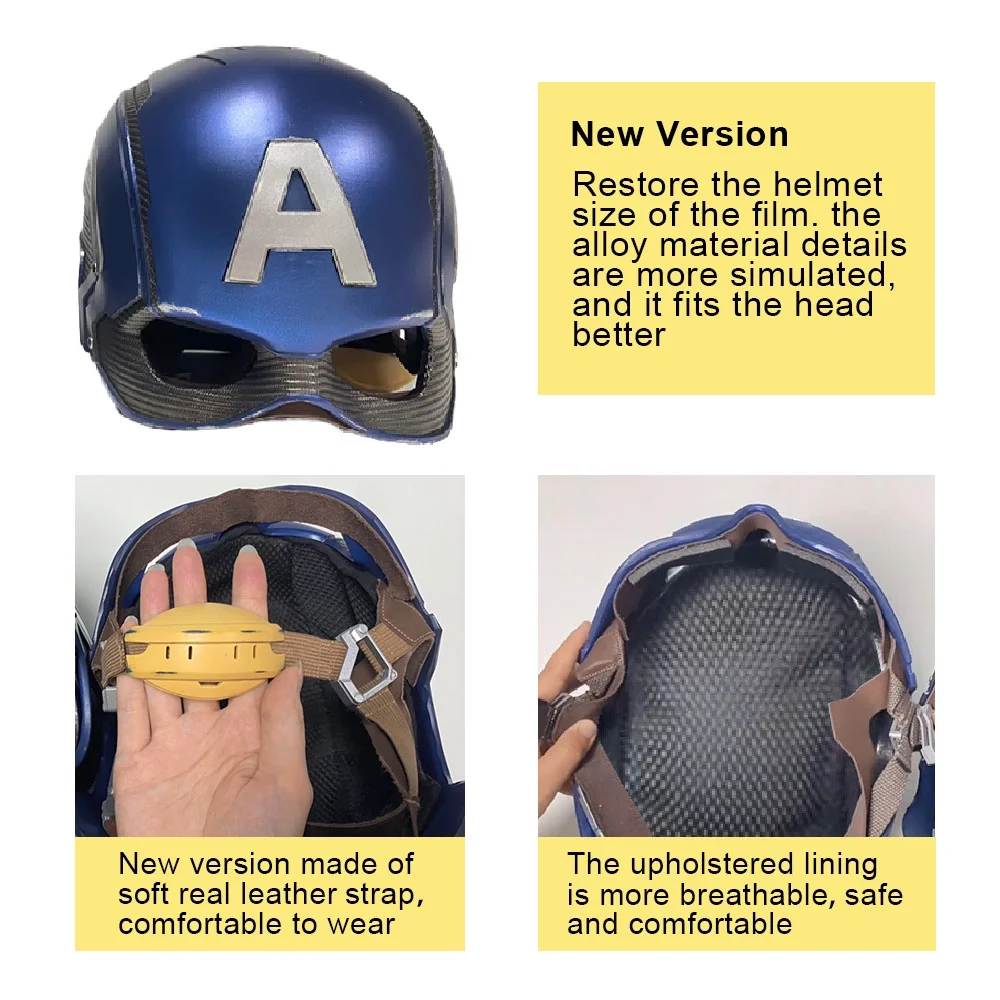 Farontor Iron Man Helmet Electronic Mark 5 Helmet Wearable Iron-man Mask with Sounds & LED Eyes 1:1 Model