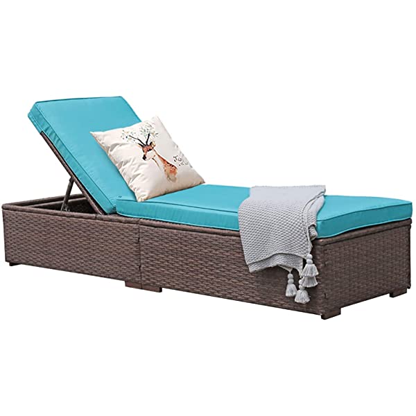 Patiorama Patio Chaise Lounge Chair, Sun Lounger