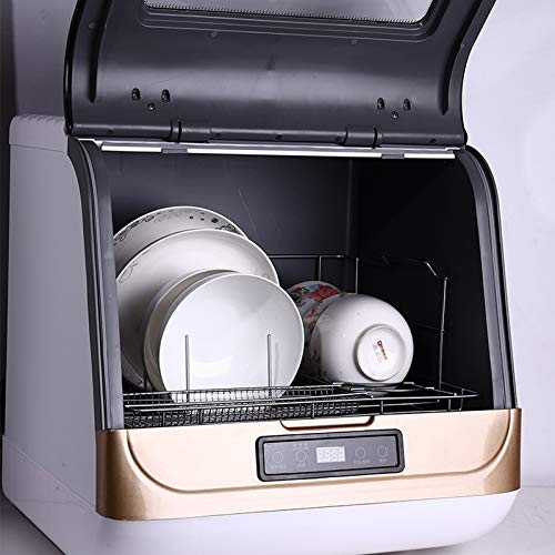 Countertop Dishwasher Portable Compact Dishwasher W/ 4 Washing Programs, Energy Save with Low Water Consumption, No Installation for Small Apartments