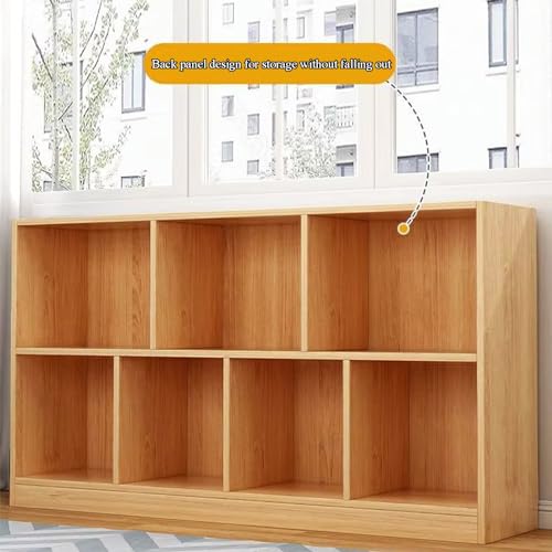 Simple Children's Bookshelf Floor Standing Bookcase Household Storage Cabinet Wall Storage Cabinet Multi Storage Cabinet School Bookcase Sanding