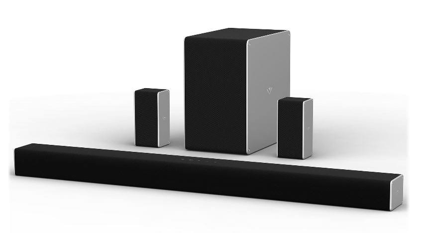 Vizio - 5.1.2-Channel Soundbar System with 6" Wireless Subwoofer and Dolby Atmos - Black - Megean