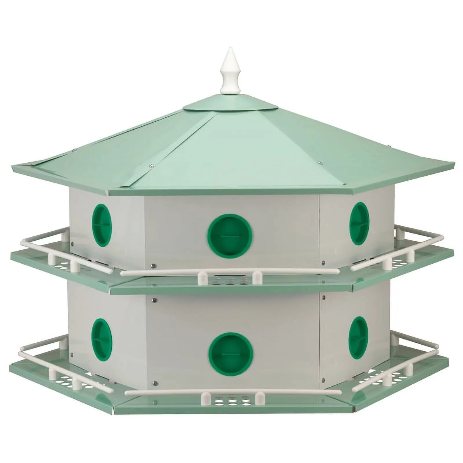 Heath Outdoor Products AH-12D Deluxe Aluminum Purple Martin House - 12 Room - Curated Treasures Market