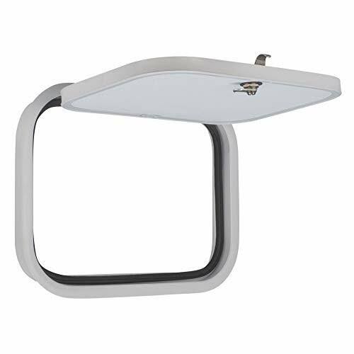RecPro RV Baggage Door 12x22 Wide x 16x22 High with Rounded Corners for RVs| Compartment Storage Doors with Top Hinge for Camper