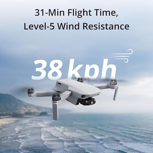 DJI Mini 2 SE, Lightweight Mini Drone with QHD Video, 10km Max Video Transmission, 31-Min Flight Time, Under 249 g, Auto Return to Home