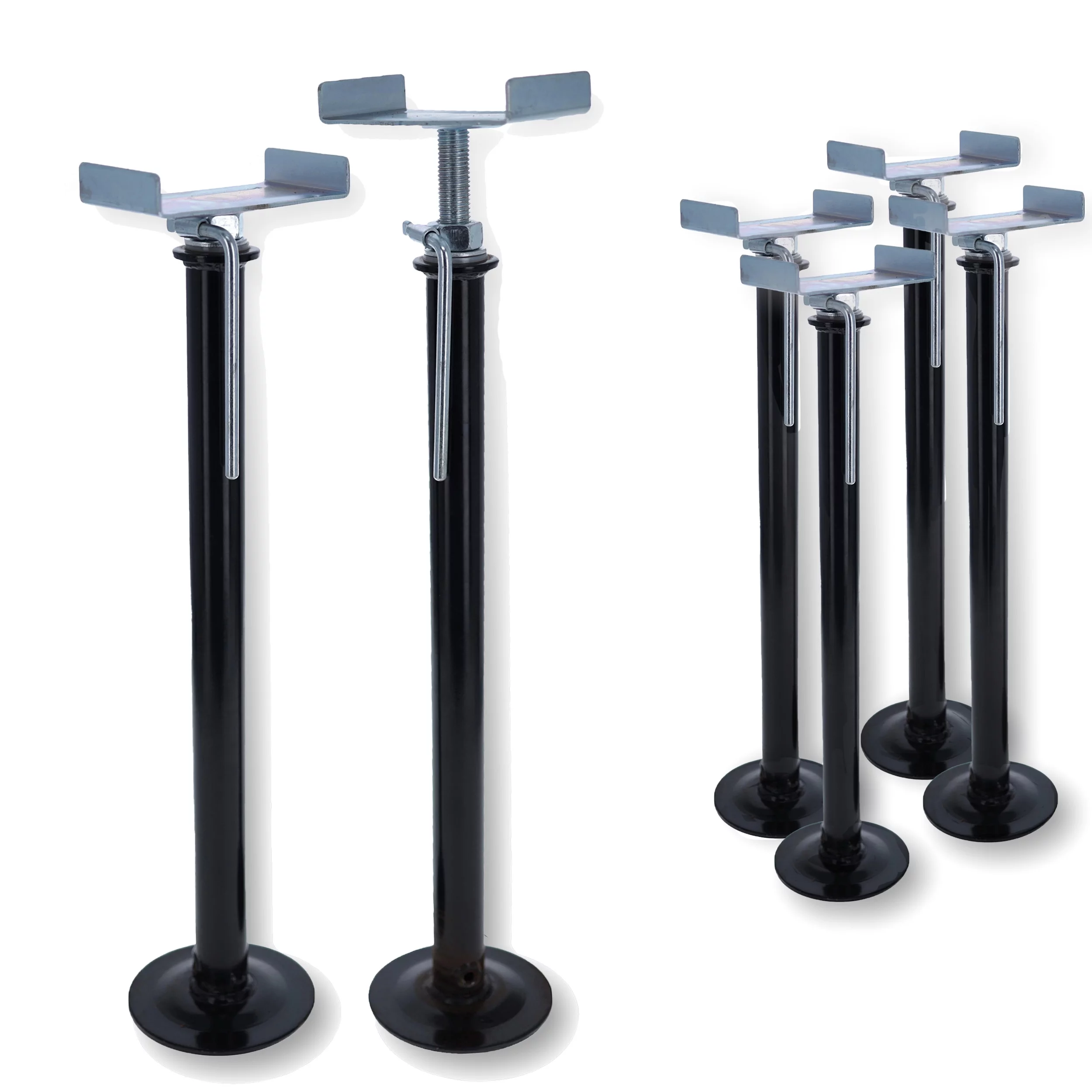 Dumble Camper Stabilizer Jacks for Trailer 6pk - 21-37in RV Slide Out Supports - Radiant Selections
