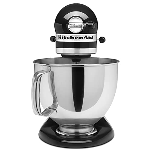 KitchenAid Artisan Series 5 Quart Tilt Head Stand Mixer with Pouring Shield KSM150PS, Removable bowl, Aqua Sky