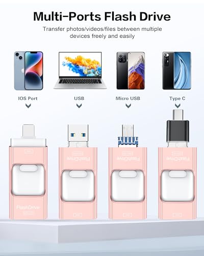 256GB Flash Drive for iPhone Photo Stick