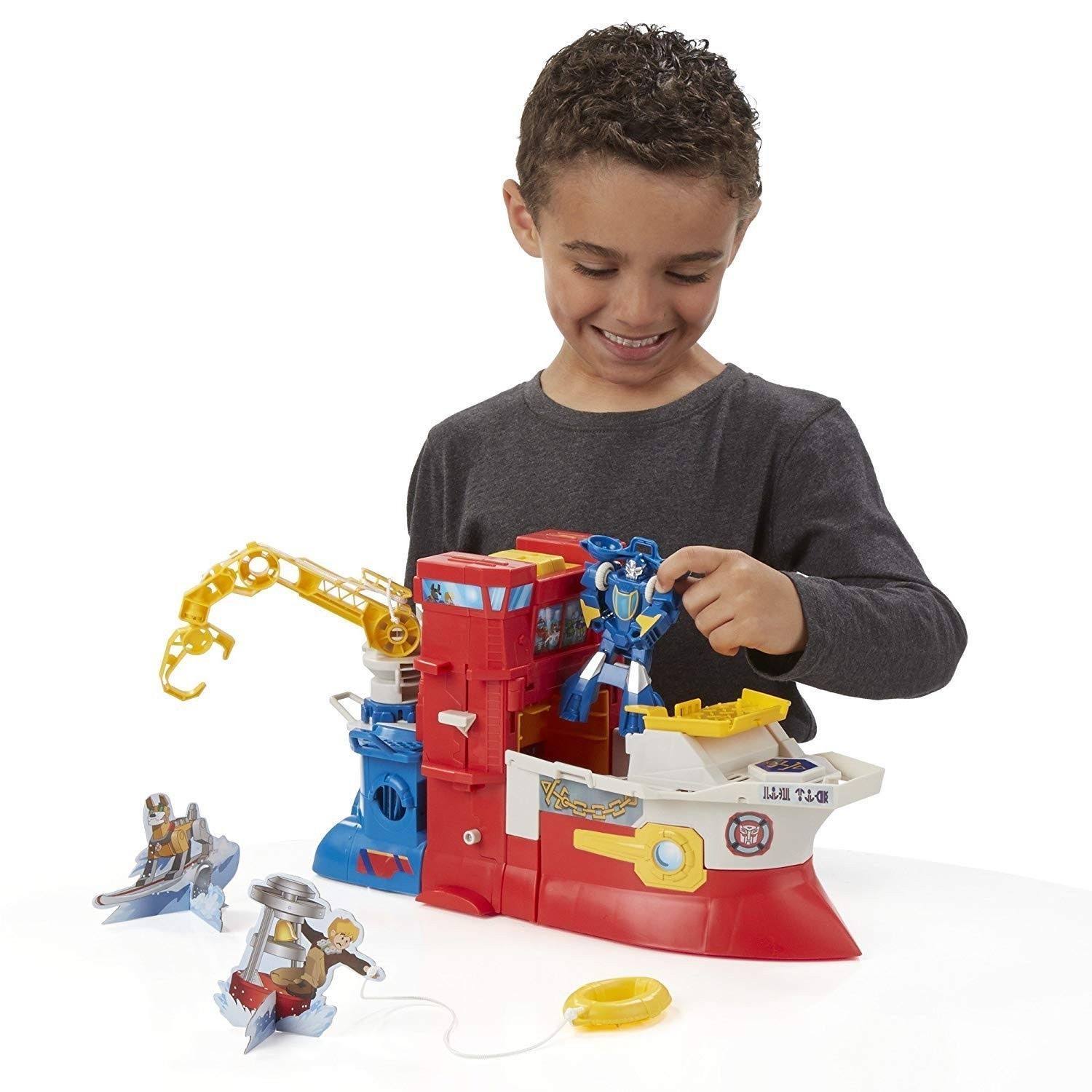 Hasbro Playsets Rescue Bots Heroes Transformers High Tide Rig