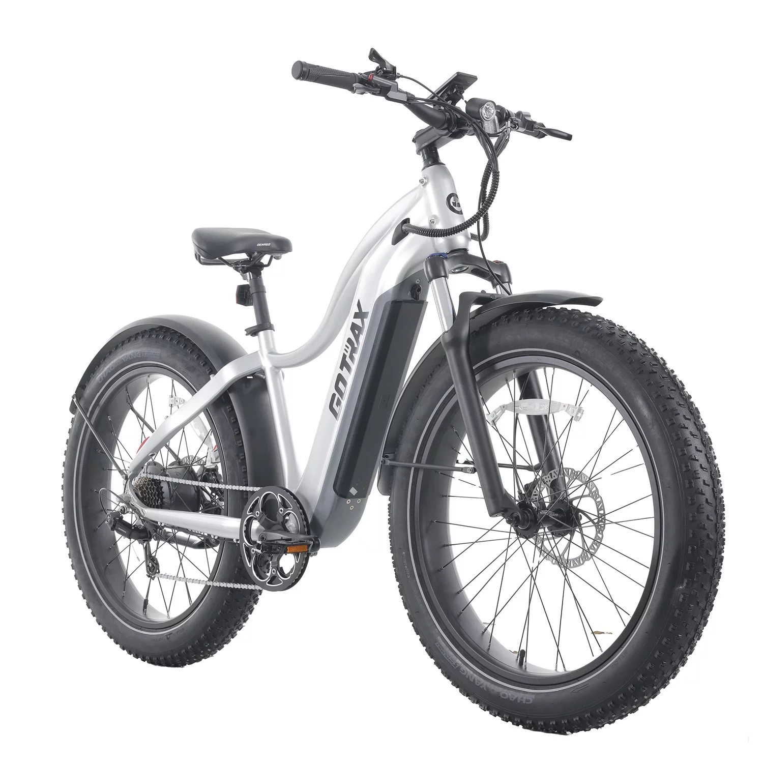 GOTRAX Tundra Electric Bike for Adults, 750W 48V 26 x 4 Fat Tire Adult Dirt Electric Bicycle, 20MPH All Terrain Electric Mountain Bike, Step over