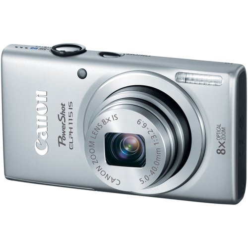Canon PowerShot ELPH 115 is 16.0 MP Digital Camera with 8X Optical Zoom with a 28mm Wide-Angle Lens and 720p HD Video Recording (Blue)