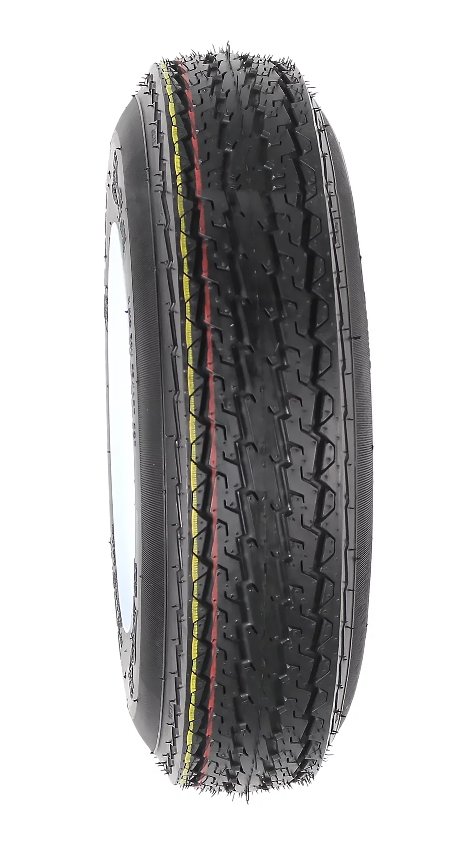 Two Trailer Tires On Rims 4.80-8 480-8 4.80 X 8 8 in. B 4 Lug Bolt Wheel White