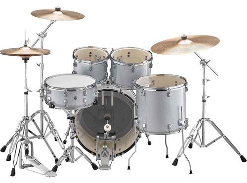 Yamaha Rydeen 5pc Shell Pack with 22" Bass Drum, Black Glitter