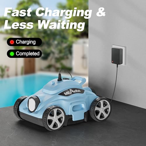 MEANFUN Cordless Robotic Pool Cleaner - Smart Home Appliances