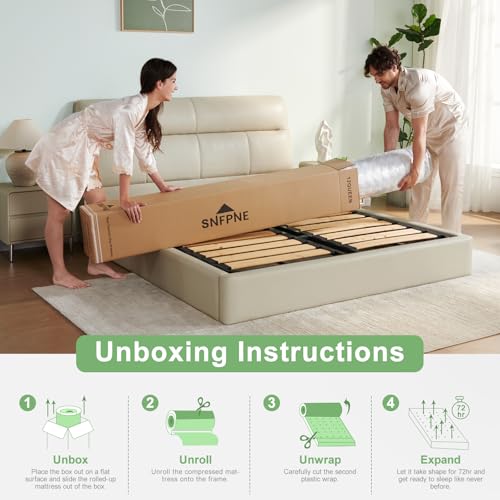 Full Mattress,12 Inch Full Size Mattresses in a Box,Memory Foam Hybrid Mattress,with Individual Pocket Spring - Pressure Relief, Motion Isolation