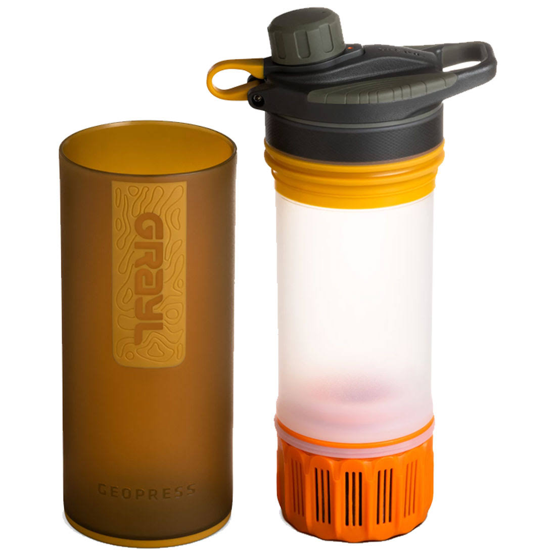 Grayl Geopress Water Purifier - Coyote Amber