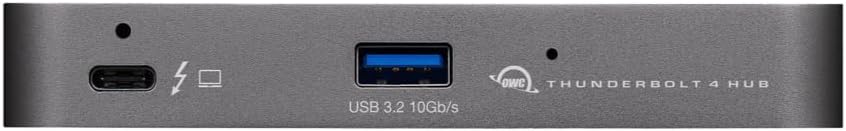 OWC Thunderbolt Hub, 5 Port, Compatible with M1 Macs, Thunderbolt 3 Equipped Macs, and Thunderbolt 4 PCs, (OWCTB4HUB5P)