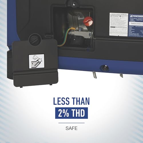 Powerhorse Inverter Generator - 4500 Surge Watts, 3500 Rated Watts, Electric Start, EPA and CARB Compliant, Model# LC4500i