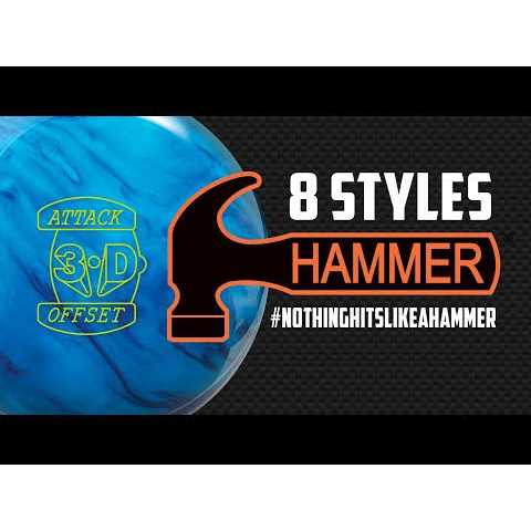 Hammer 3D Offset Attack Bowling Ball - Sports Supplies Online Store